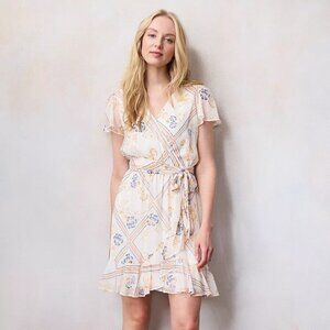 Women's LC Lauren Conrad Flutter Sleeve Wrap Dress